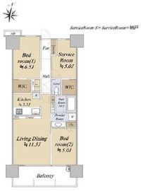 シティテラス金町 4階 間取り図