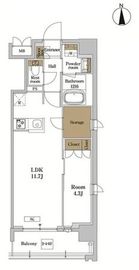 RJRプレシア蒲田 301 間取り図