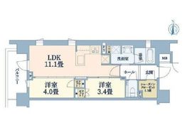 パークホームズ浅草六丁目 6階 間取り図