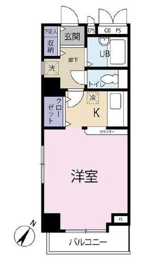 コンフォート東麻布 301 間取り図