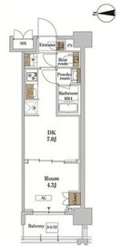 RJRプレシア蒲田 310 間取り図