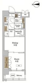 RJRプレシア蒲田 514 間取り図