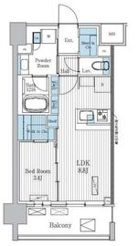 Terra蚕糸の森 304 間取り図