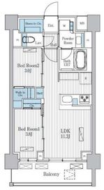Terra蚕糸の森 807 間取り図