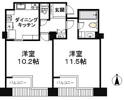 品川プリンスレジデンス 1321 間取り図