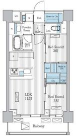 Terra蚕糸の森 309 間取り図