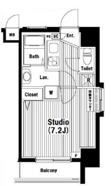 グランド・ガーラ新横浜South 11階 間取り図