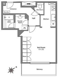 ザ・タワーグランディア 6階 間取り図