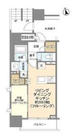 ピアース渋谷 1201 間取り図