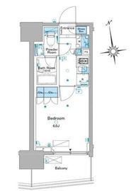 ルフォンプログレ品川大井 803 間取り図