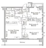 ブランシア梶ヶ谷 504 間取り図