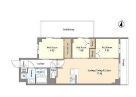 アジールコート練馬中村橋 415 間取り図