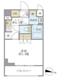 COCO-CHILL KAMEARI 306 間取り図