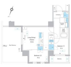 プレディアコート板橋 203 間取り図