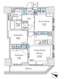 パークホームズ文京白山ヒルテラス 2階 間取り図
