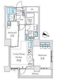 パークホームズ文京白山ヒルテラス 4階 間取り図