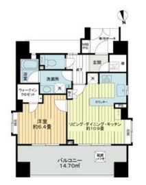 ライオンズステーションプラザ溝の口セントラルアベニュー 8階 間取り図