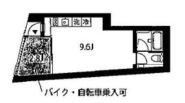 カトレ・コート 101 間取り図