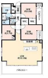 ロイヤルシーズン六本木 14階 間取り図