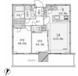 シティタワーズ東京ベイ 18階 間取り図