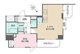 ライオンズプラザ武蔵小山 8階 間取り図