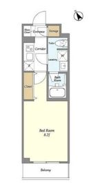 EsTRUTH MAGOME (エストゥルース馬込) 208 間取り図