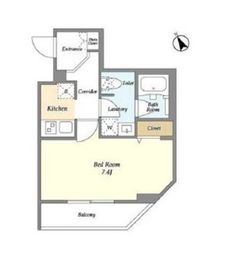 EsTRUTH MAGOME (エストゥルース馬込) 211 間取り図