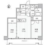 シーズンフラッツ両国サウス 202 間取り図