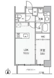 シーズンフラッツ両国サウス 403 間取り図