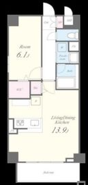 グランディール武蔵小杉 301 間取り図