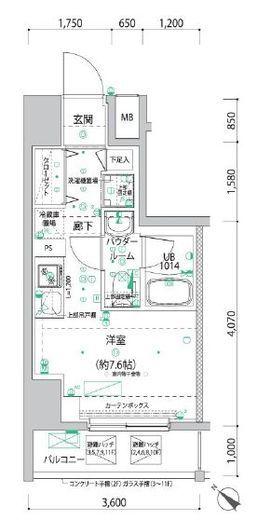 スパシエ横浜アルト 10階 間取り図