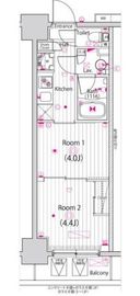ガーラ・ステーション川崎平間 4階 間取り図