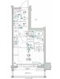 デュオステージ宮崎台 7階 間取り図
