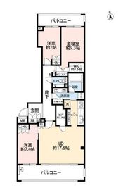 パークシティ浜田山 4階 間取り図