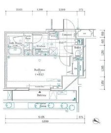 ガリシア大塚サウス 1階 間取り図