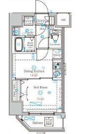 MIND両国 302 間取り図