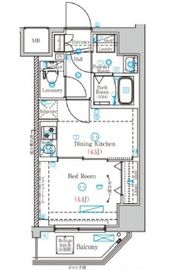 MIND両国 801 間取り図