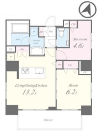 PARK RESIDENCE HARAJUKU 601 間取り図