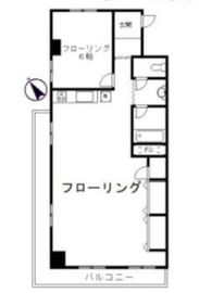 秀和代官山レジデンス 5階 間取り図