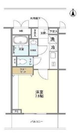 ラティエラ横濱六角橋 402 間取り図