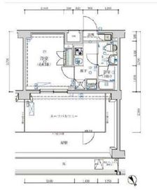 オーキッドレジデンス鶴見 615 間取り図