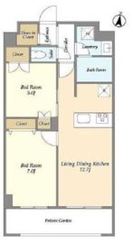 メゾンドオンディーヌ 109 間取り図