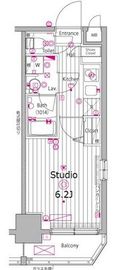 ガーラ・プレシャス渋谷六本木通り 2階 間取り図