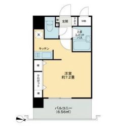 アクロス赤坂 7階 間取り図