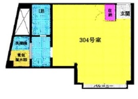 バアクレイ南麻布 304 間取り図