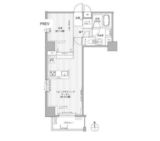 グランシャルール武蔵境 603 間取り図