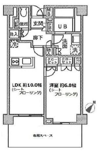 ファインステージ新横浜 4階 間取り図