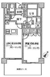 ファインステージ新横浜 4階 間取り図