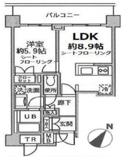 ファインステージ新横浜 1階 間取り図