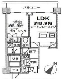 ファインステージ新横浜 1階 間取り図